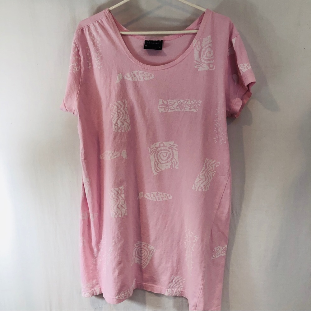 IG SPORT women’s Night shirt sz XL  Cotton pink